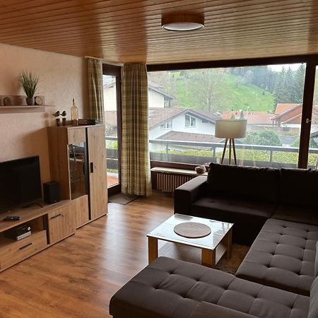 Schoene 2 1/2 Zimmer Ferienwohnung In Oberstaufen - Hoamatle - מראה חיצוני תמונה
